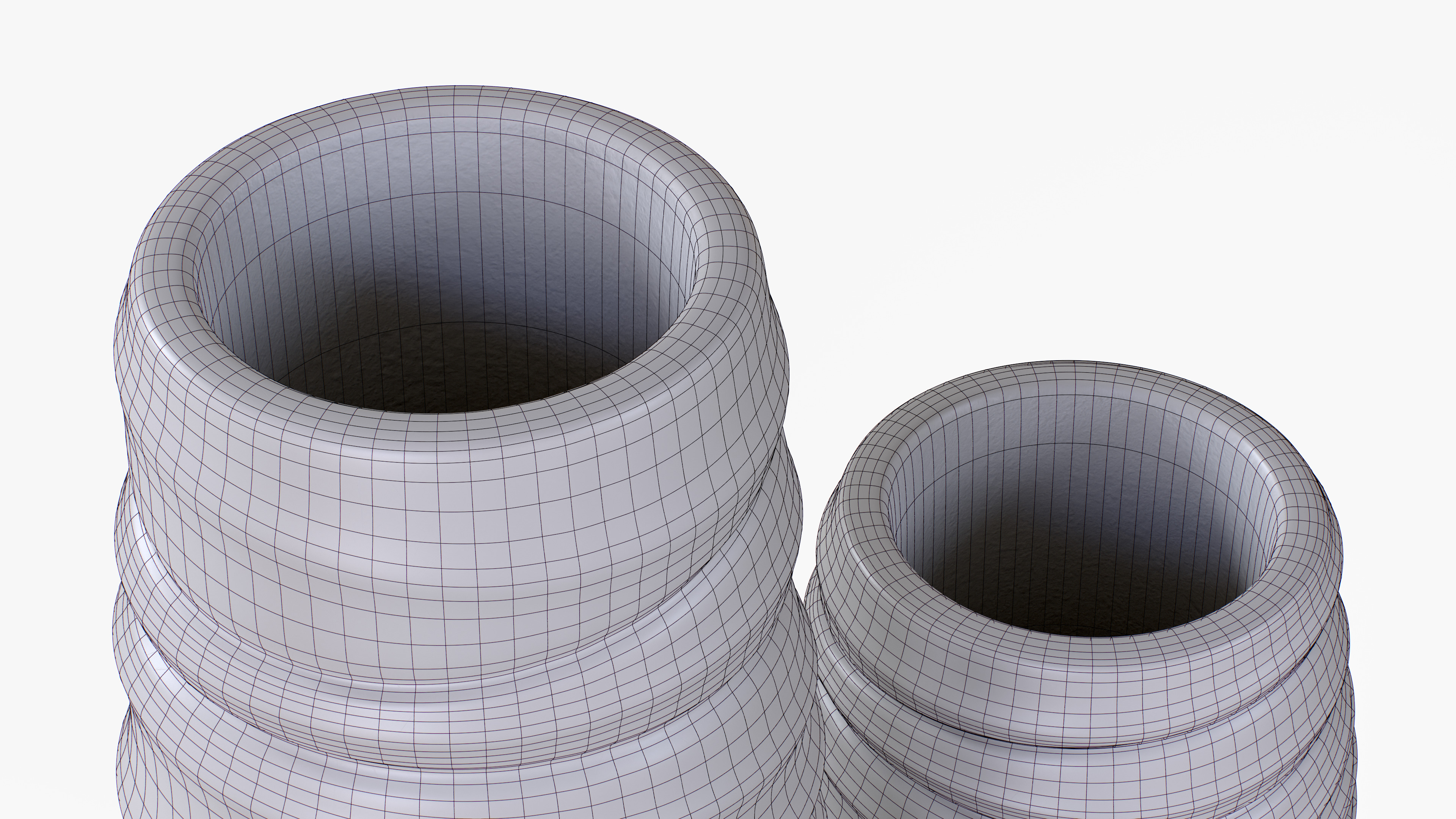 Vases Laurence Low-poly 3D model_8