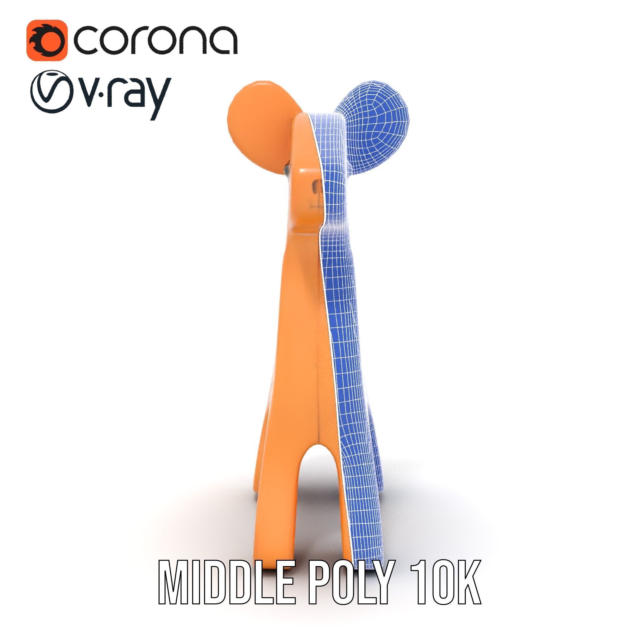 Wooden Animal Toy Model Pack for Rendering and Game Development Low-poly 3D model_29