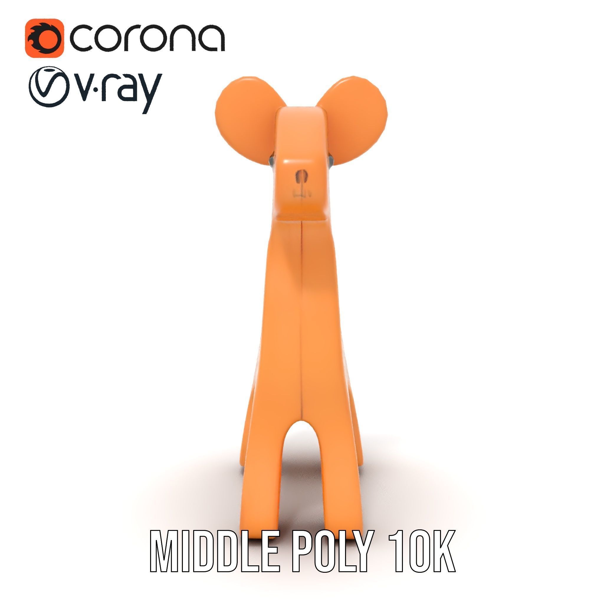 Wooden Animal Toy Model Pack for Rendering and Game Development Low-poly 3D model_18