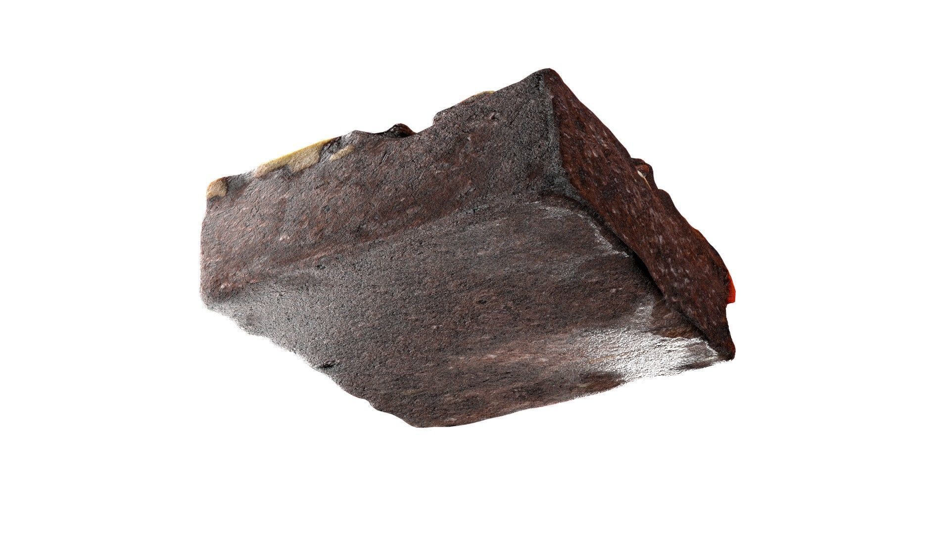 Brownie 4  Low-poly 3D model_5