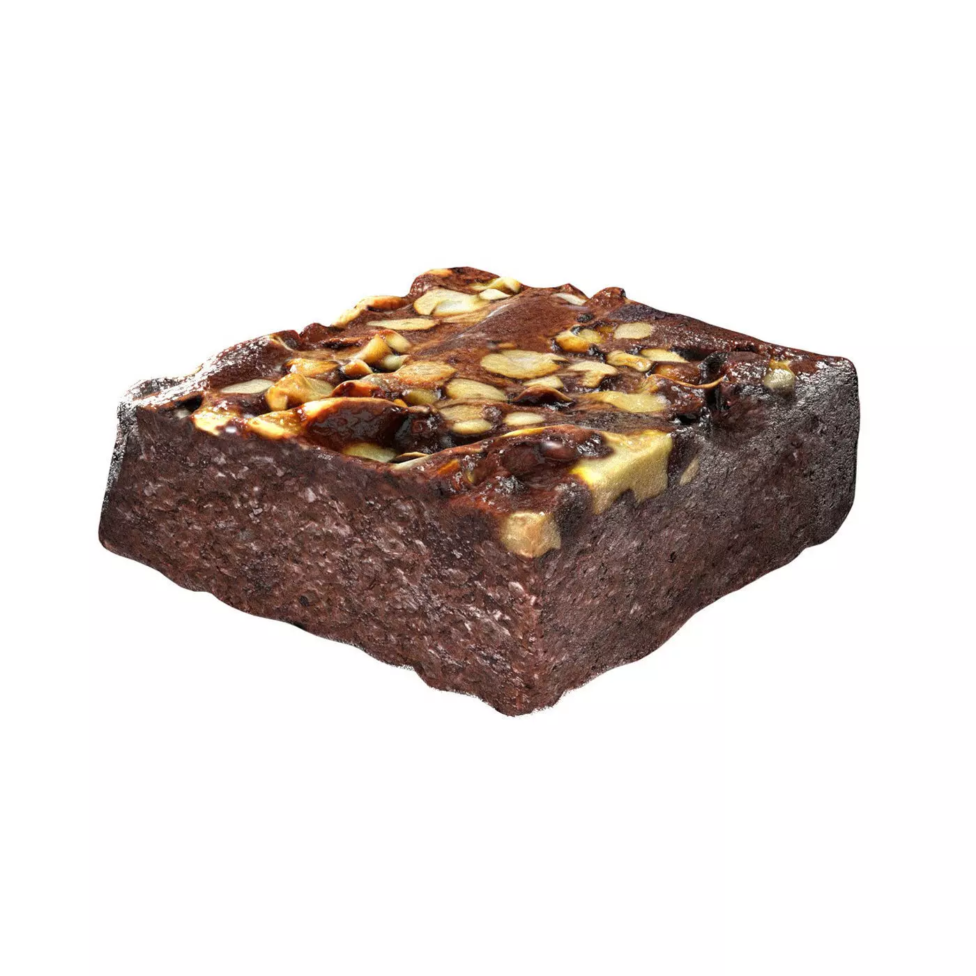 Brownie 4  Low-poly 3D model_0