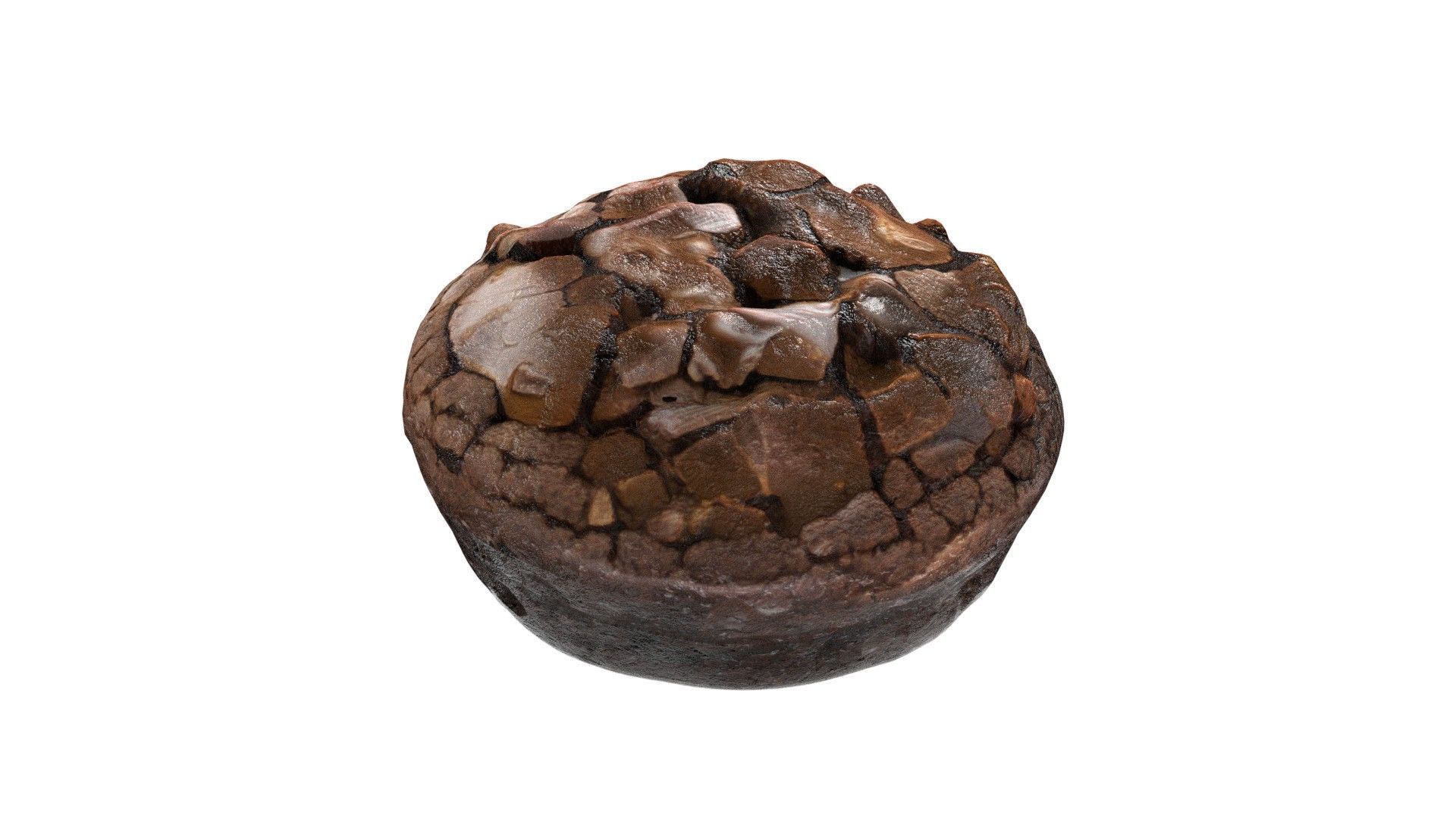 Brownie 5   Low-poly 3D model_1