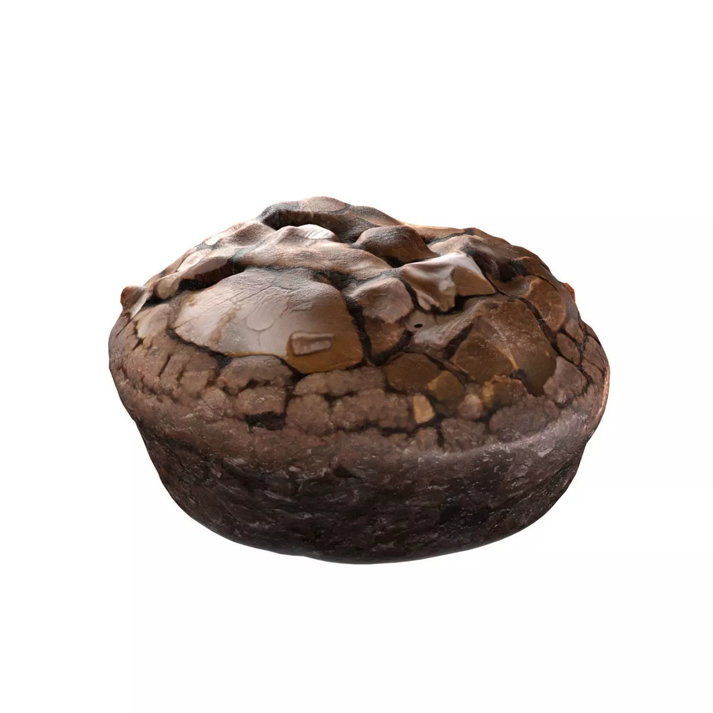 Brownie 5   Low-poly 3D model_0