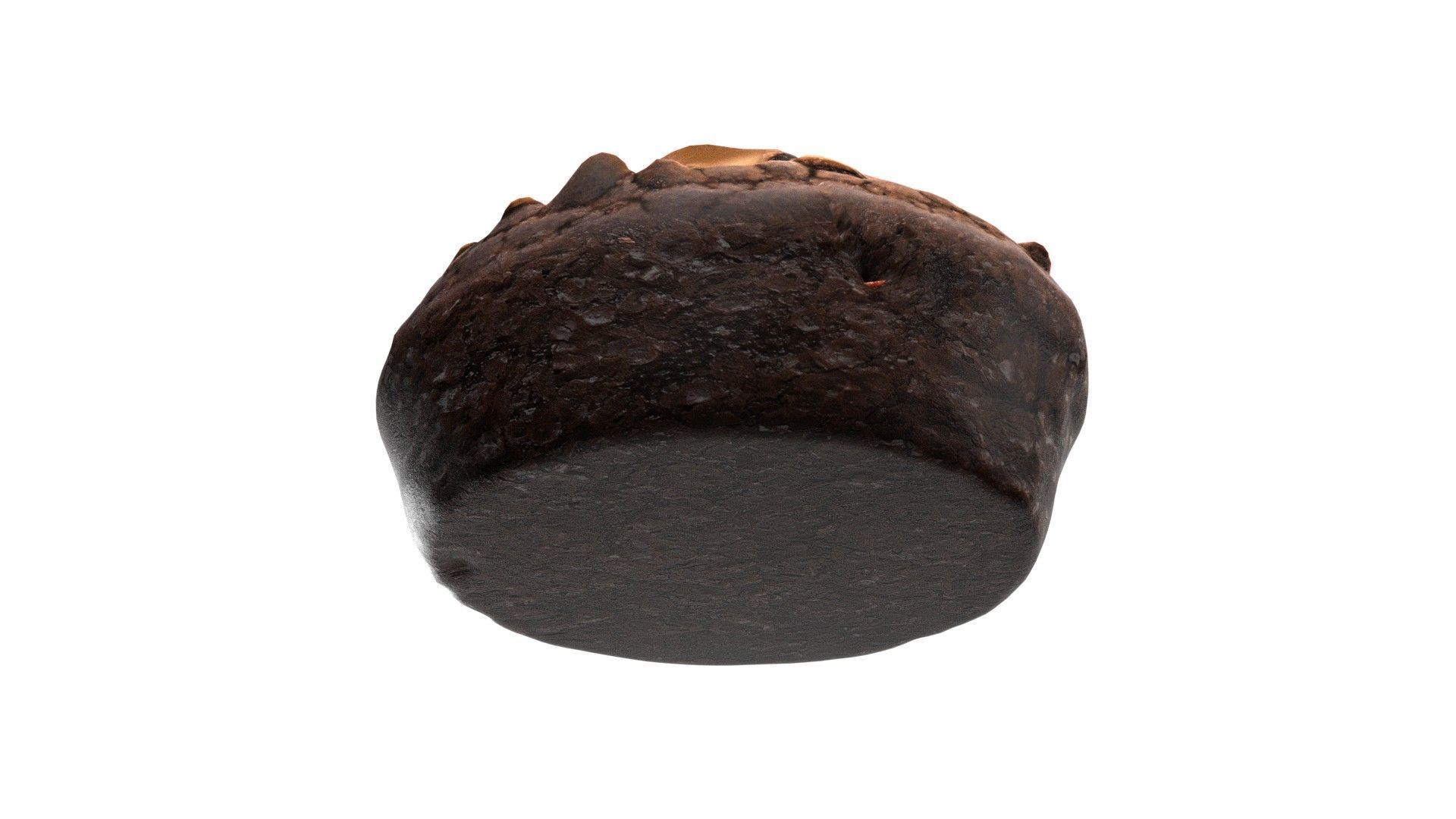 Brownie 5   Low-poly 3D model_6