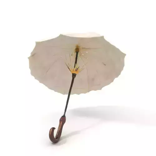 Victorian Parasol Umbrella Model Pack Low-poly 3D model