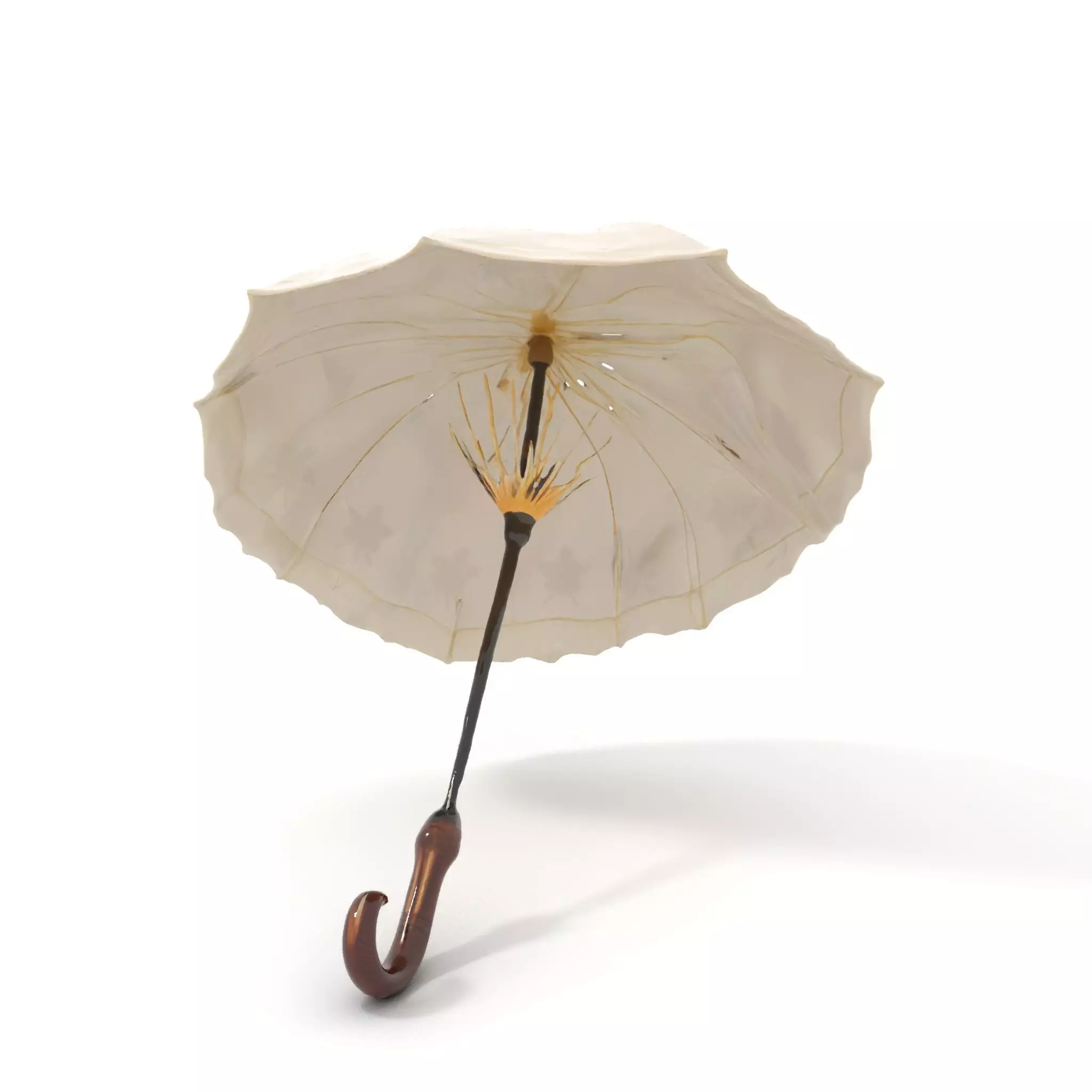 Victorian Parasol Umbrella Model Pack Low-poly 3D model_0