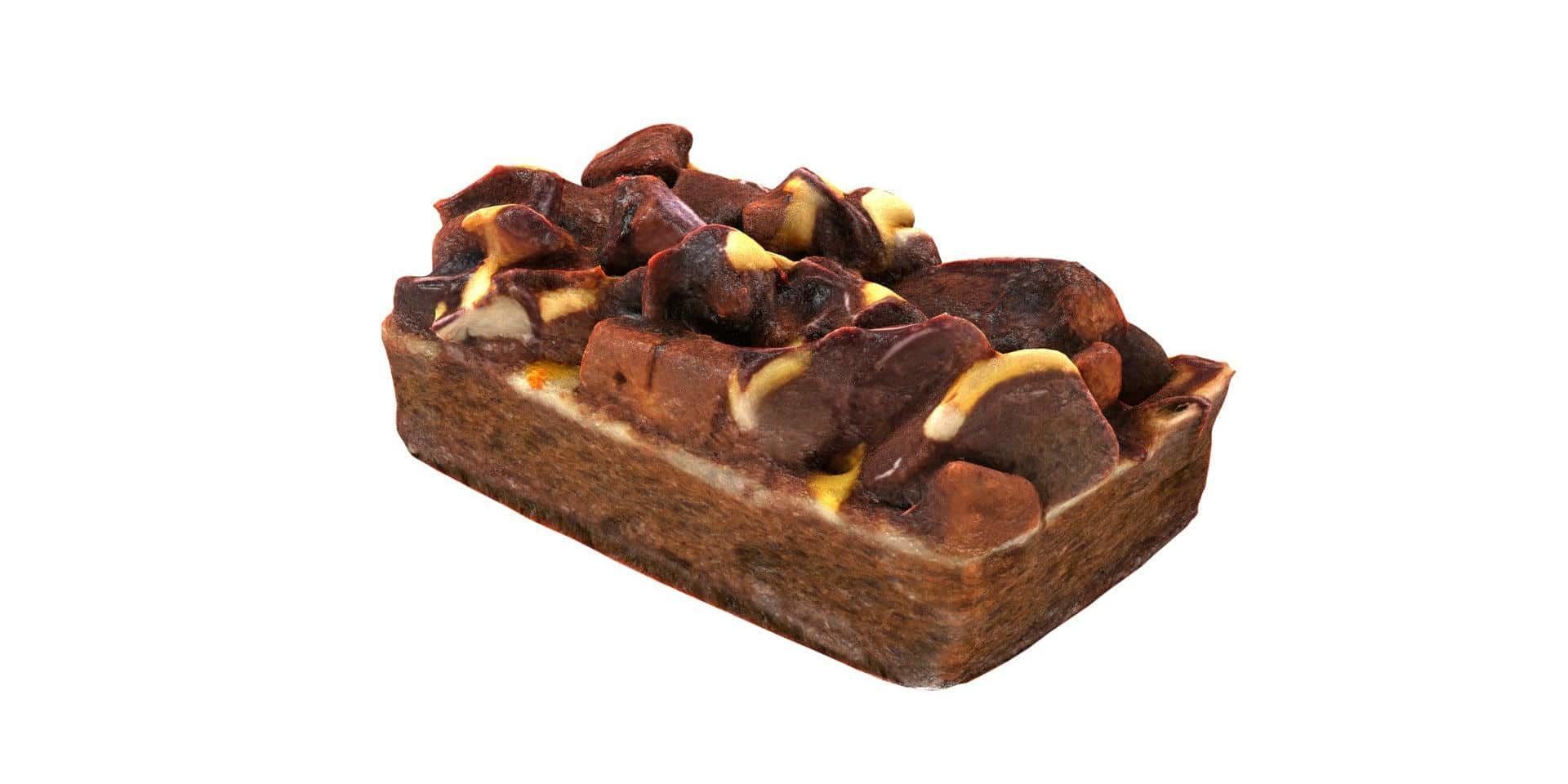 Chocolate Brownie Collection  Low-poly 3D model_5