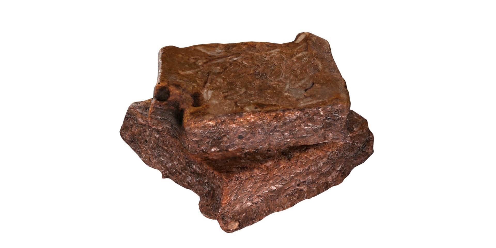 Chocolate Brownie Collection  Low-poly 3D model_2