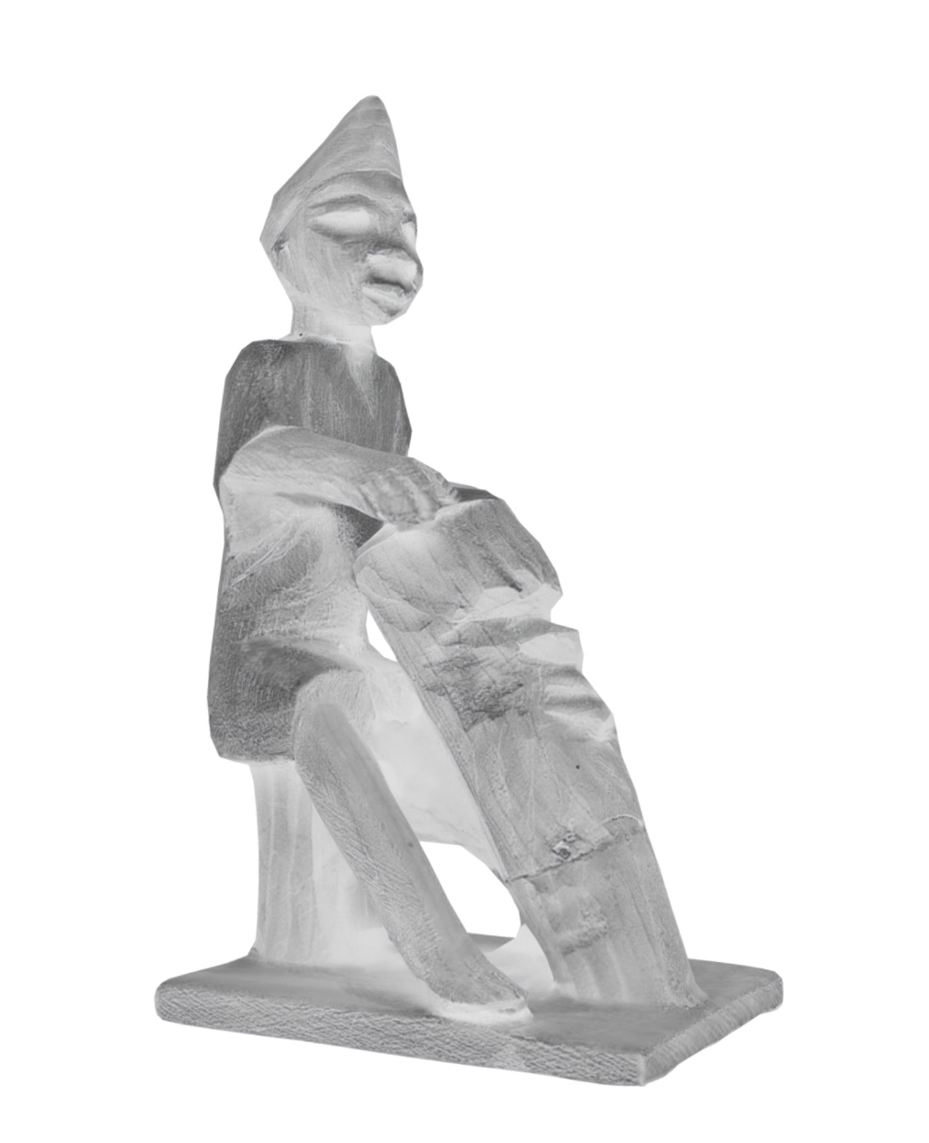 Thorn Sculture Drummer Low-poly 3D model_6