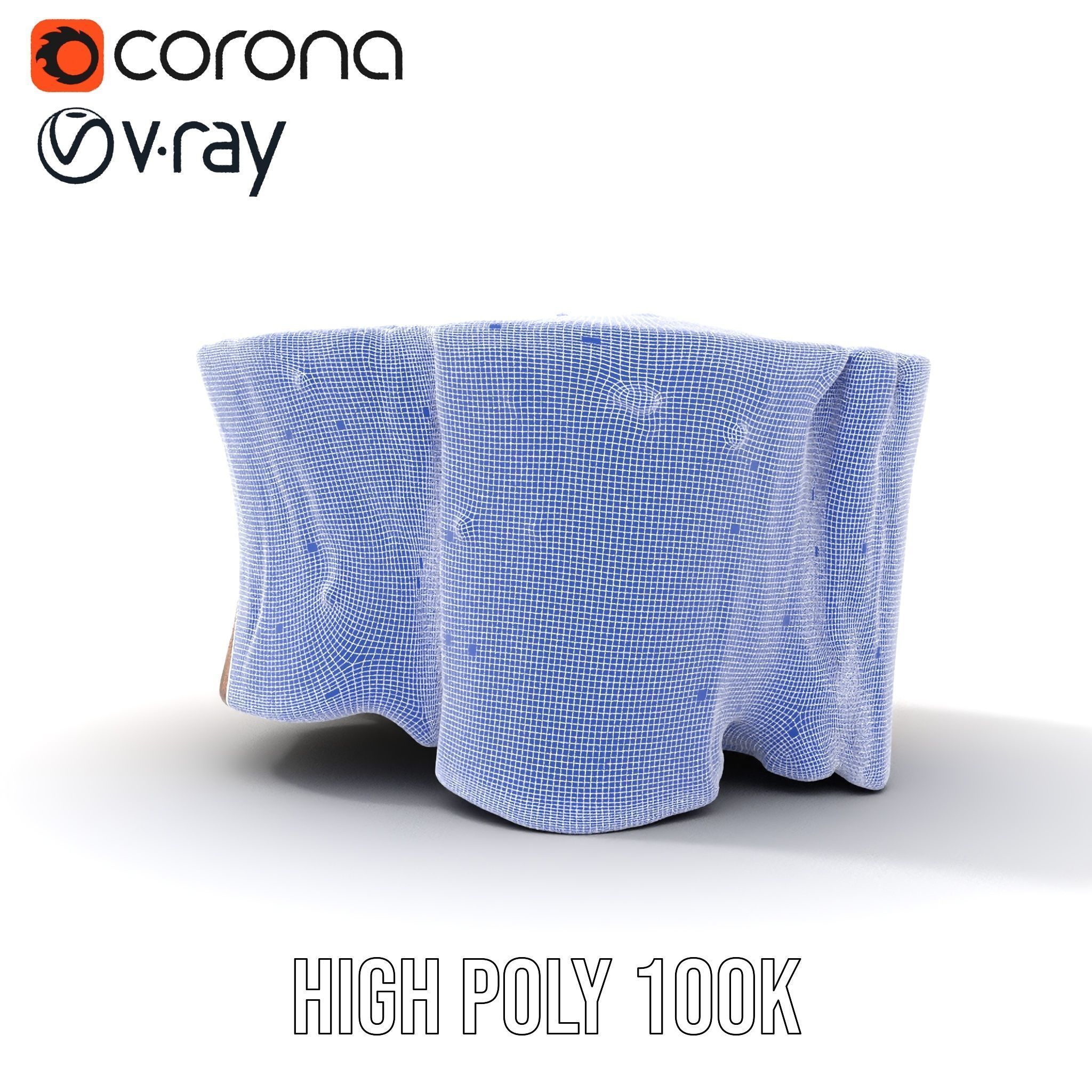 Mossy Tree Stump Model Pack with Natural Details Low-poly 3D model_32