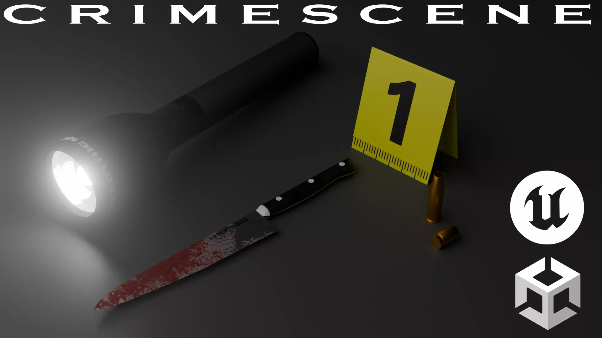 High Quality Crime Scene Pack Free low-poly 3D model