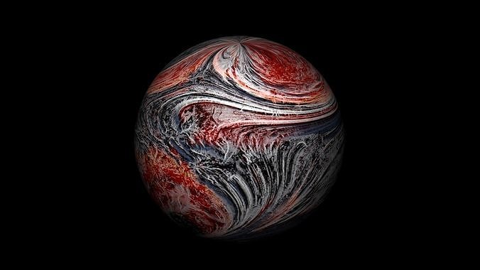 HAT P 7B Planet 3D model