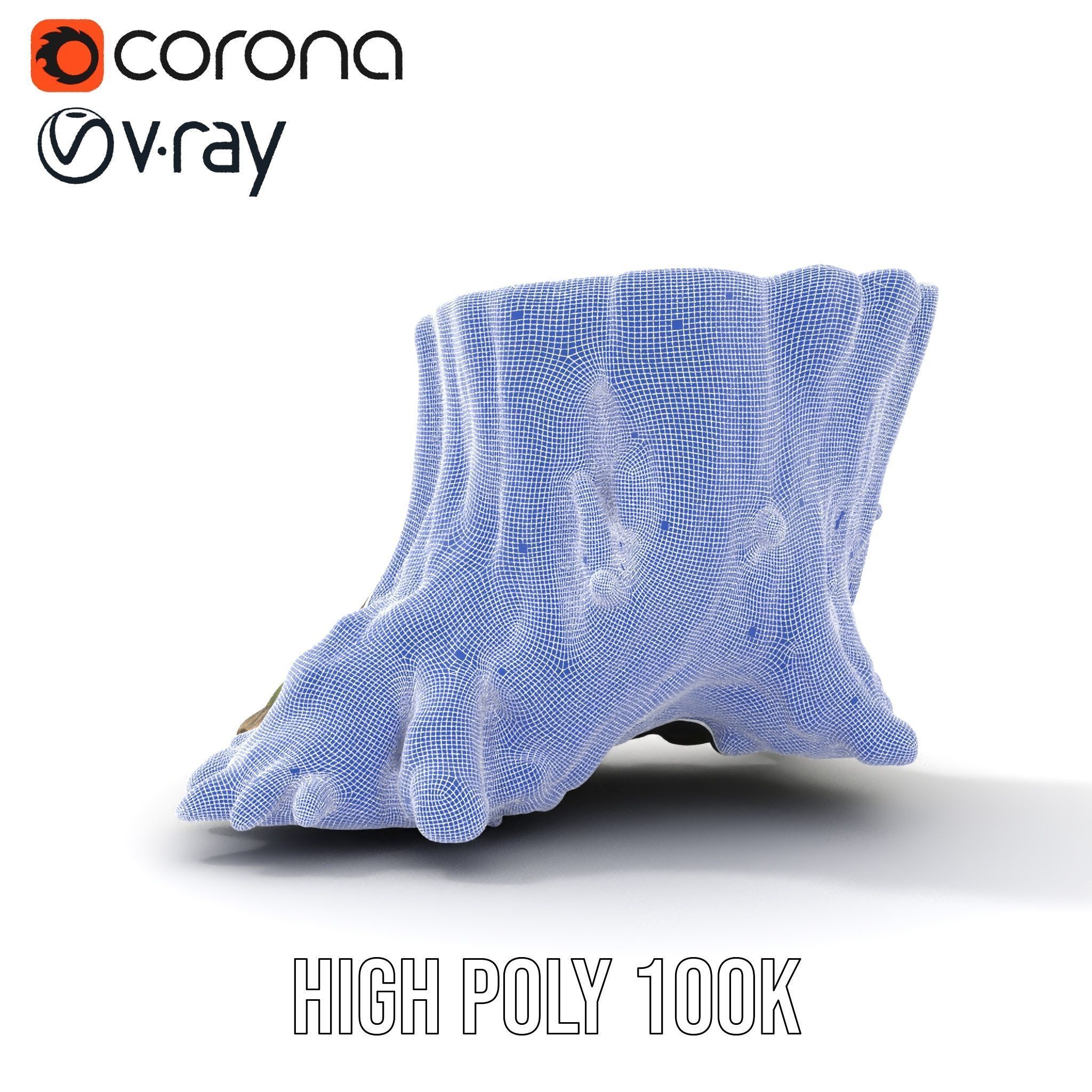 Tree Stump with Moss Model Pack Low-poly 3D model_33