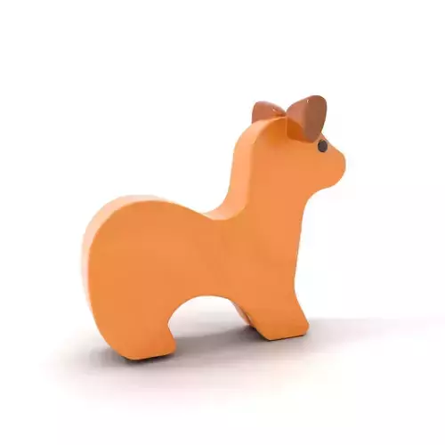 Wooden Animal Figurine Model Pack Low-poly 3D model Wooden Animal Figurine Model Pack Low-poly 3D model