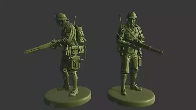 German Army WW 2 3D print model