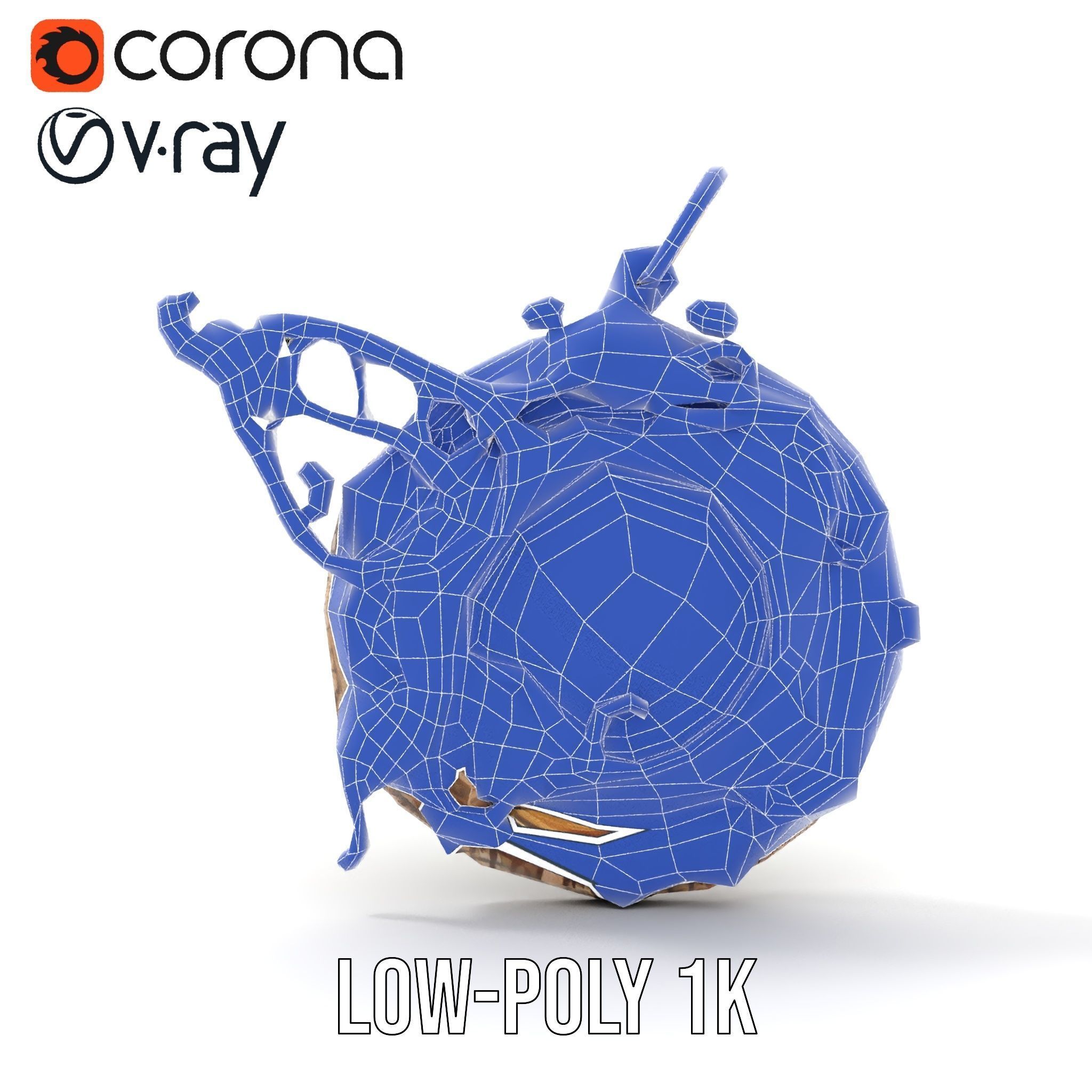 Intricate Emerald Pendant D Model Pack Low-poly 3D model_25