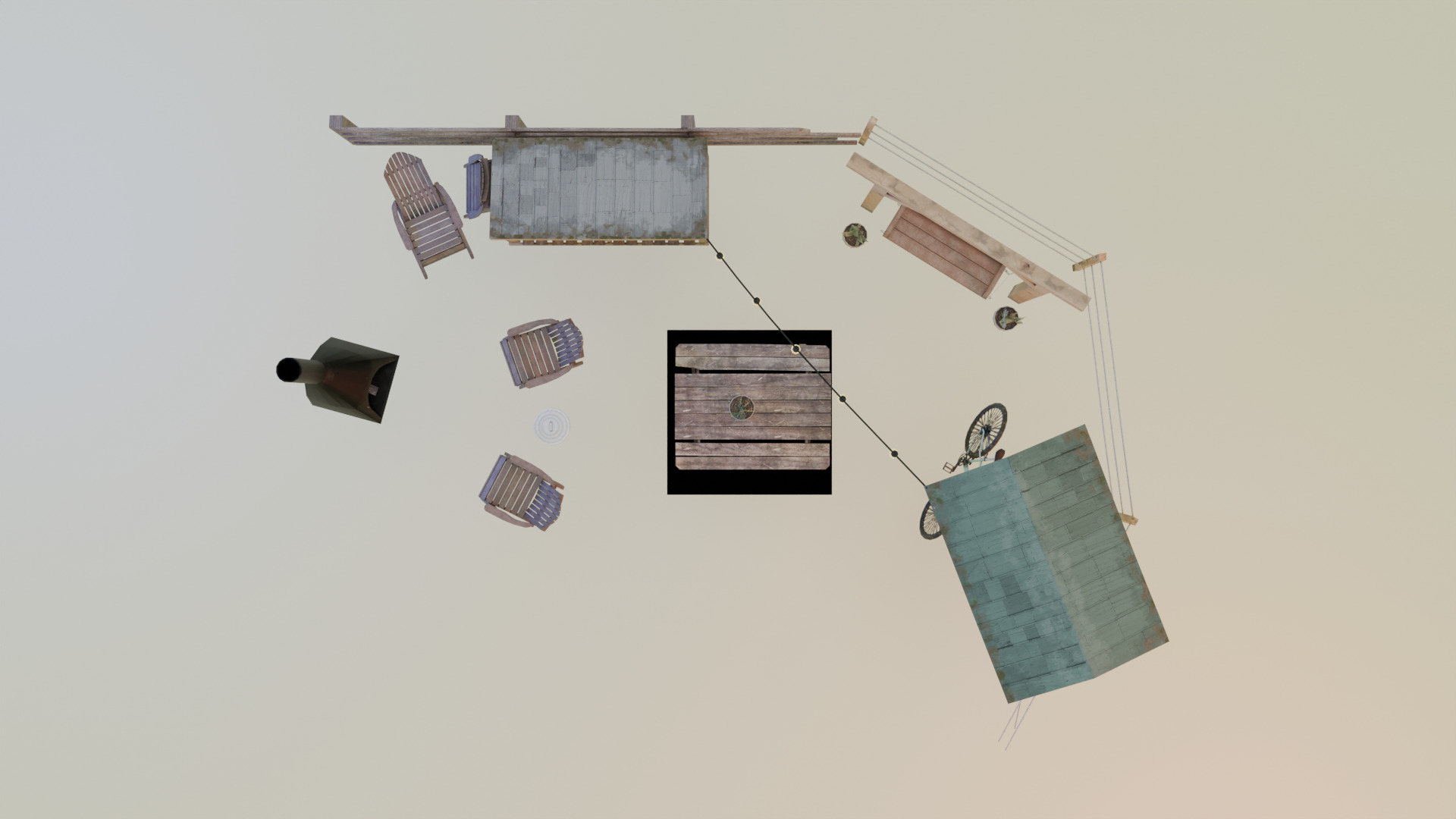 finished props eco house 3D model_5