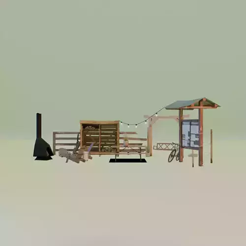 finished props eco house