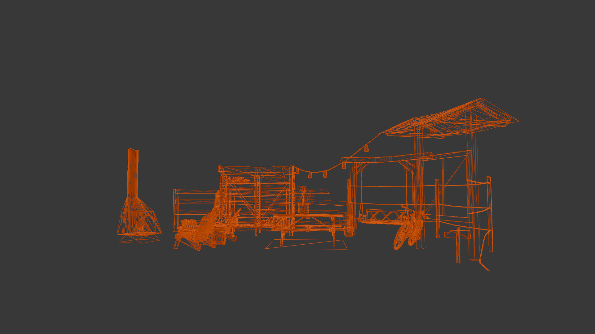 finished props eco house 3D model_6