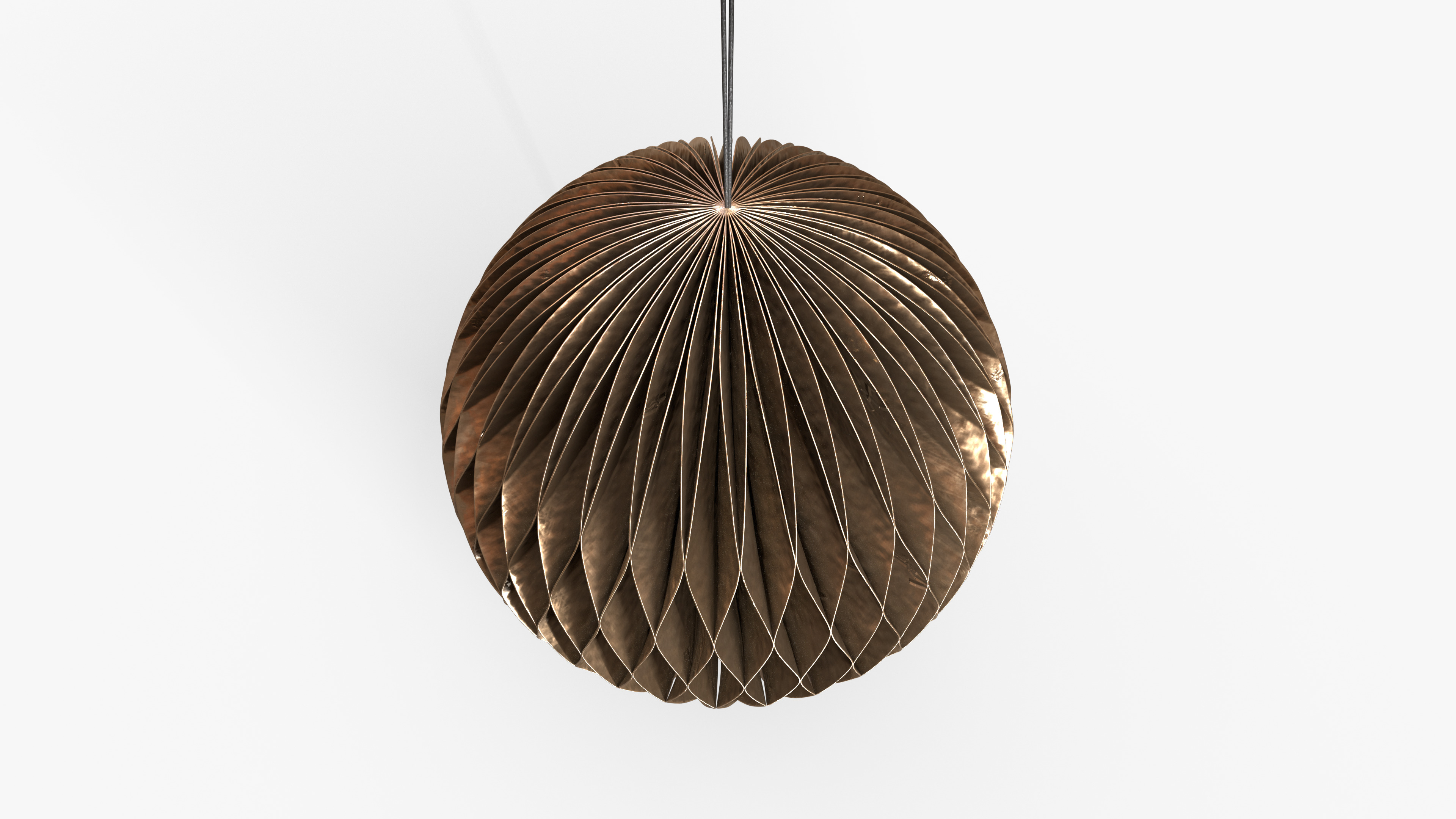 Christmas Toy Paper Sphere 3D model_3