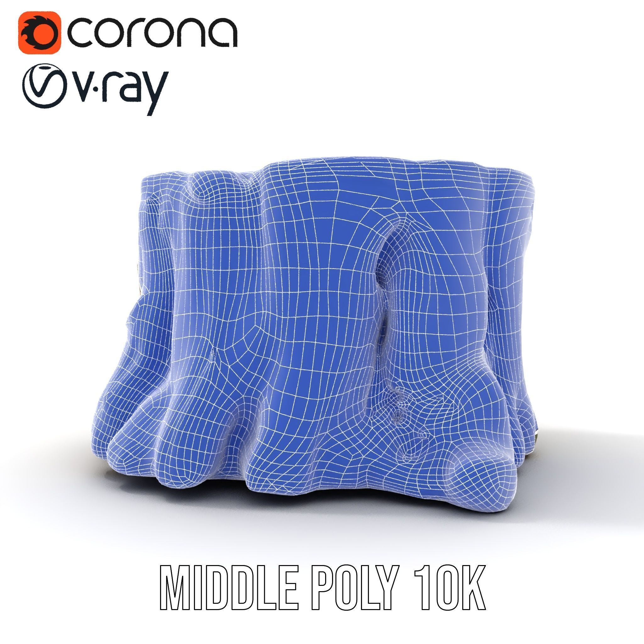 Mossy Tree Stump Model Pack for Games and Environments Low-poly 3D model_26