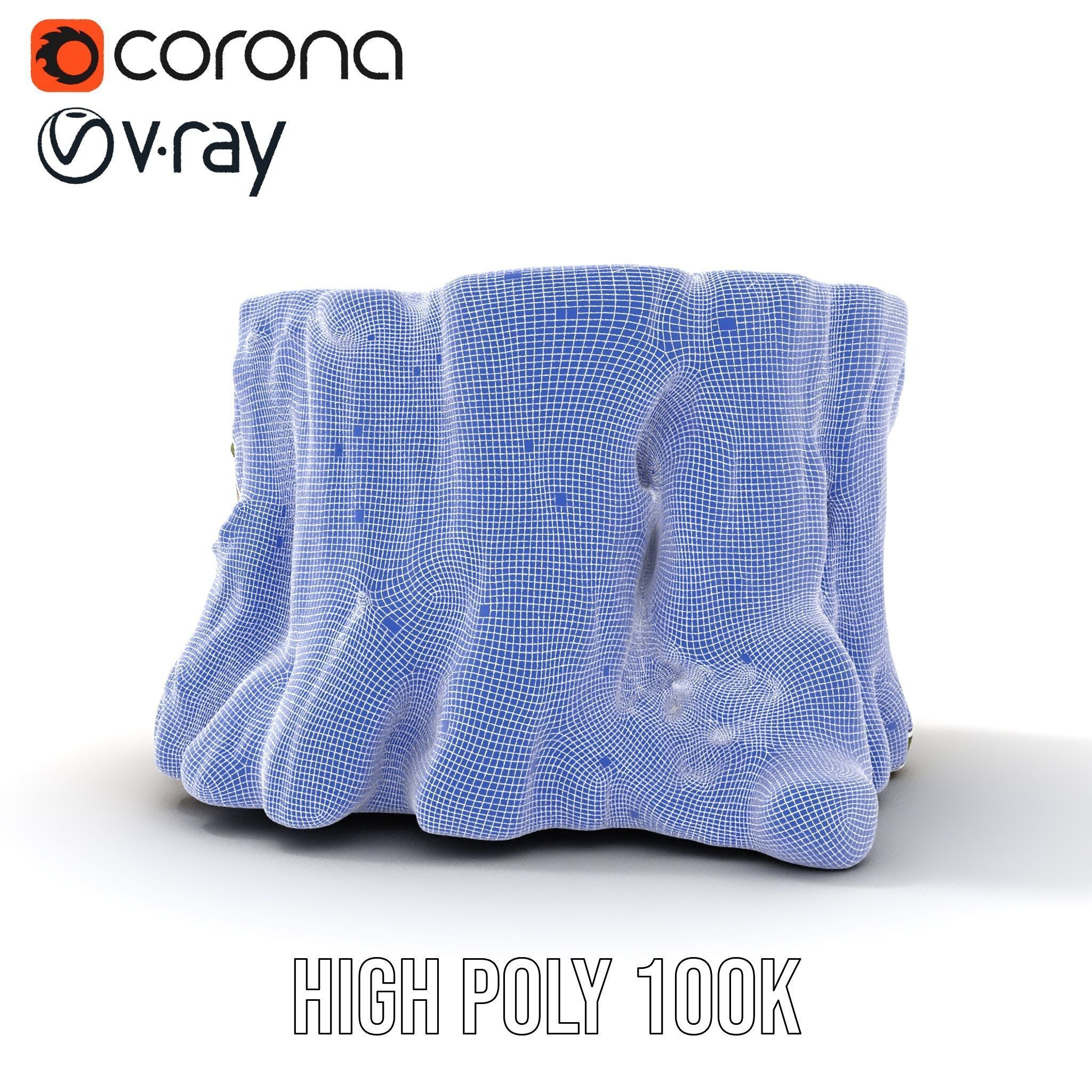 Mossy Tree Stump Model Pack for Games and Environments Low-poly 3D model_32