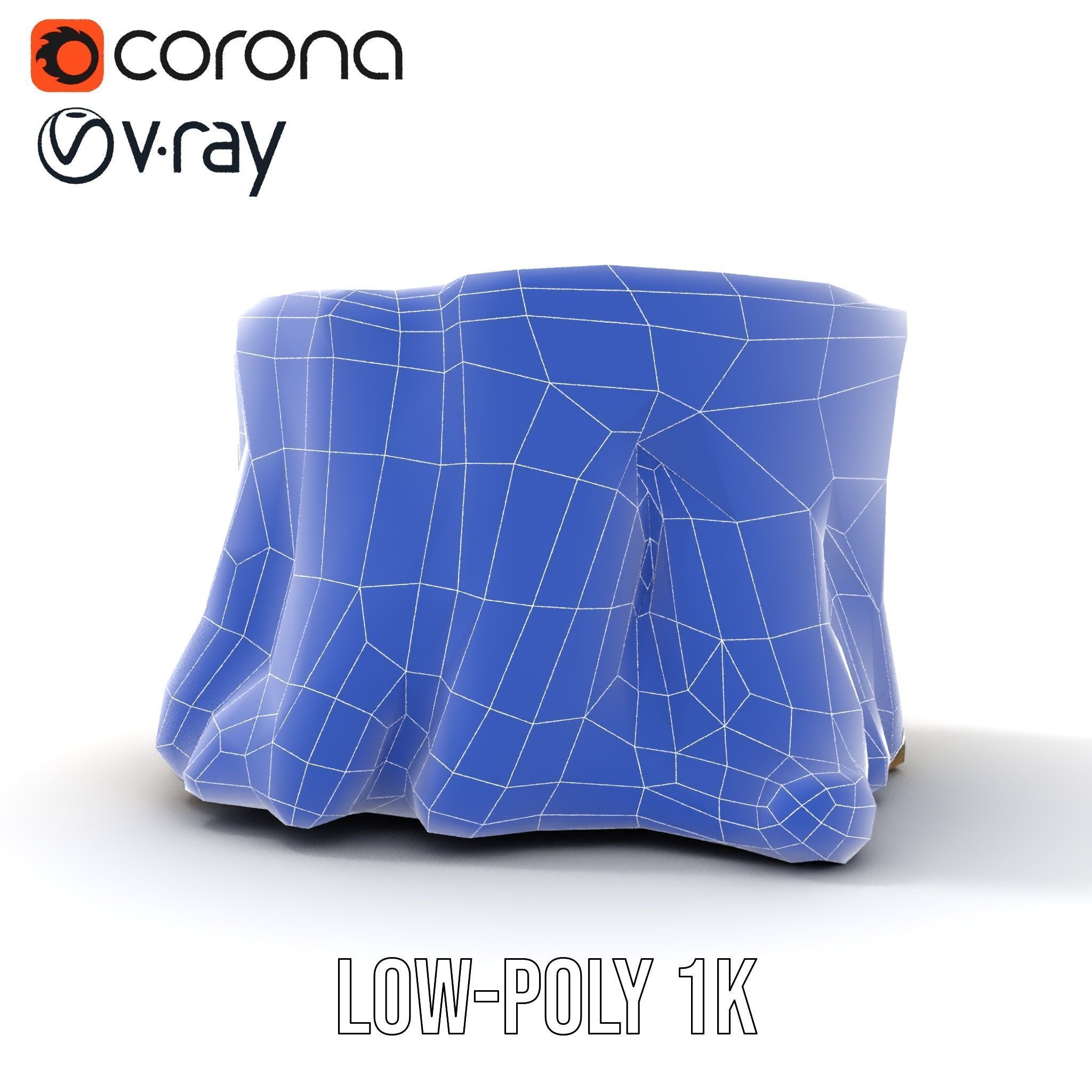 Mossy Tree Stump Model Pack for Games and Environments Low-poly 3D model_30