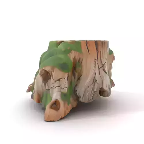 Mossy Tree Stump Model Pack for Natural Environments