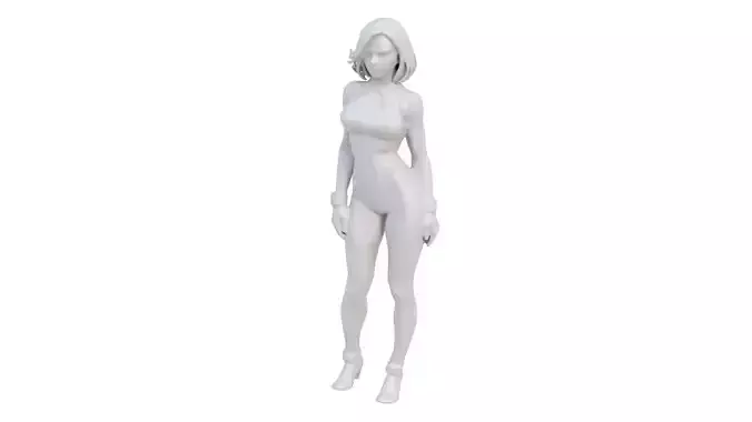 Girl character figurine 07