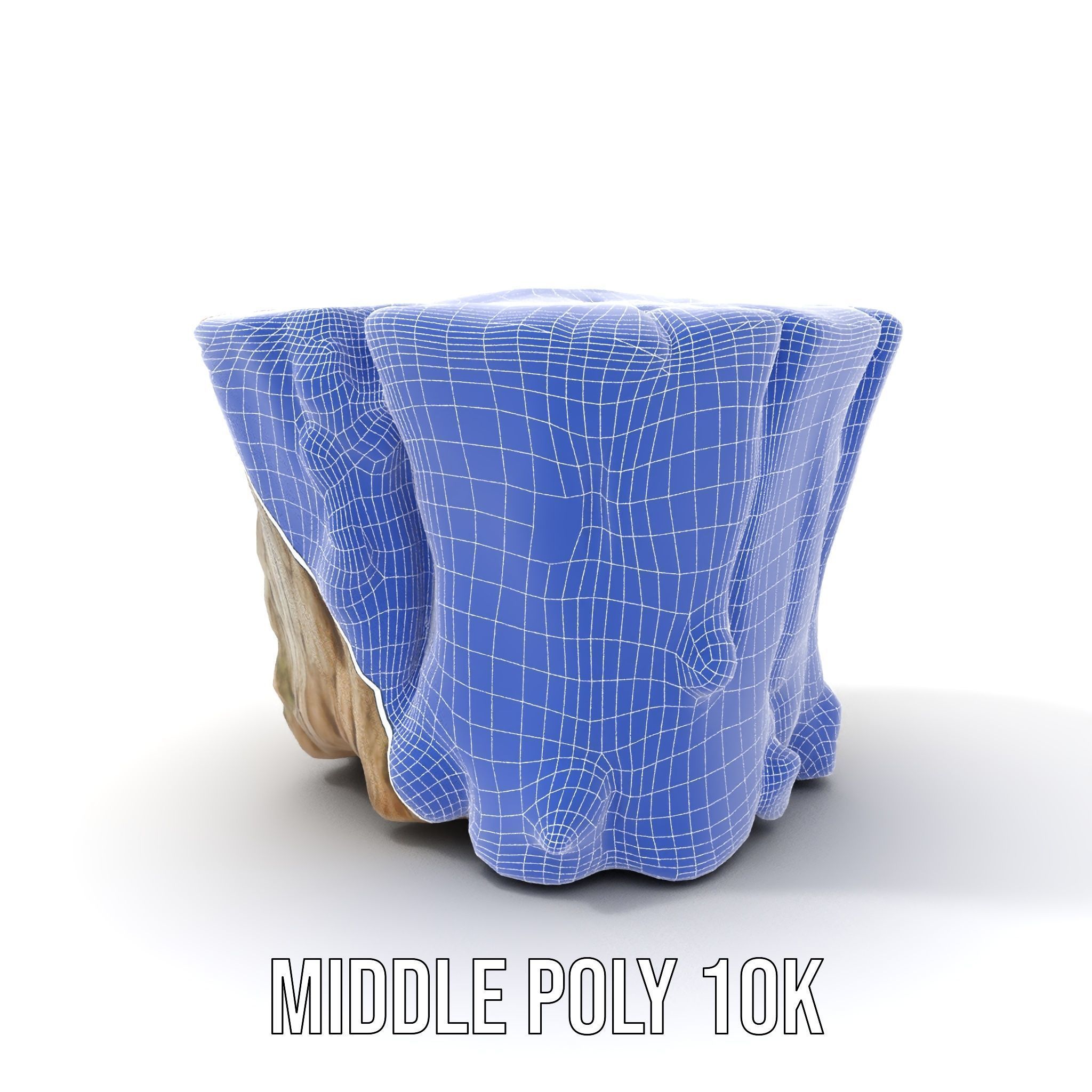 Tree Stump with Moss Model Pack Low-poly 3D model_21