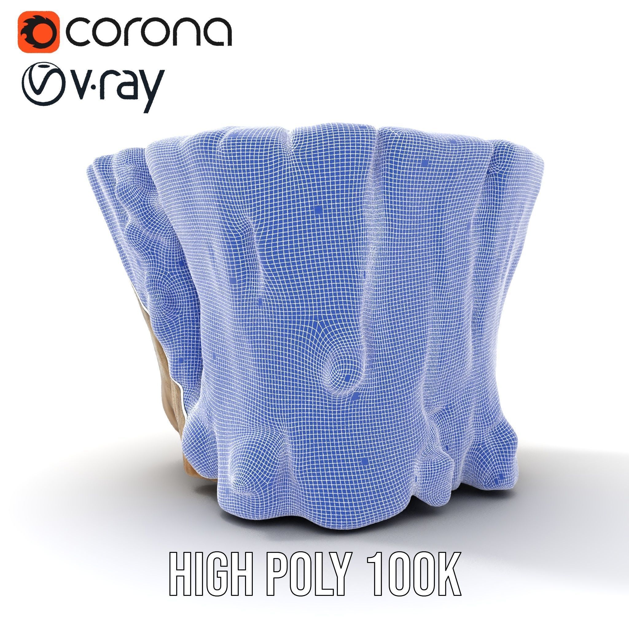 Tree Stump with Moss Model Pack Low-poly 3D model_31