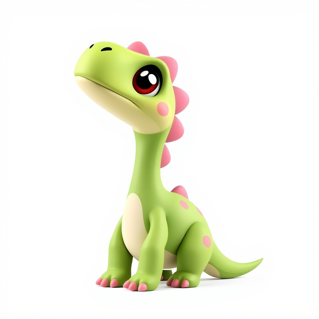 Cute Dinosaur Character Model Pack for Animation and Games Low-poly 3D model_2
