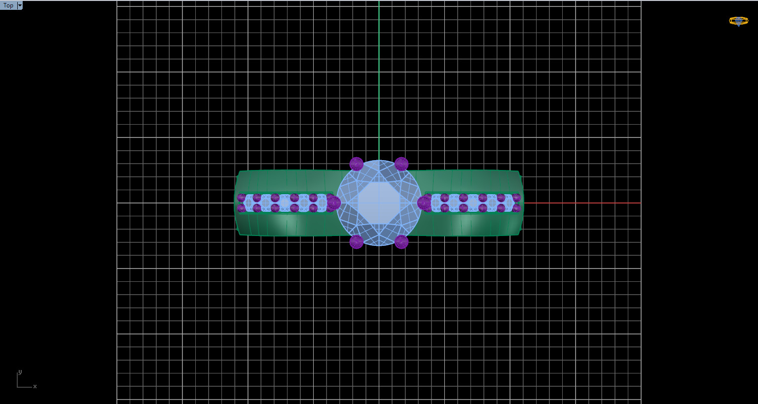 Solitaire Ring 28 3D print model_3