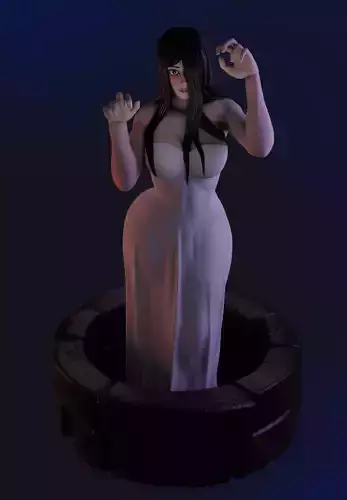 Thick Sadako Yamamura SFW and NSFW printable models