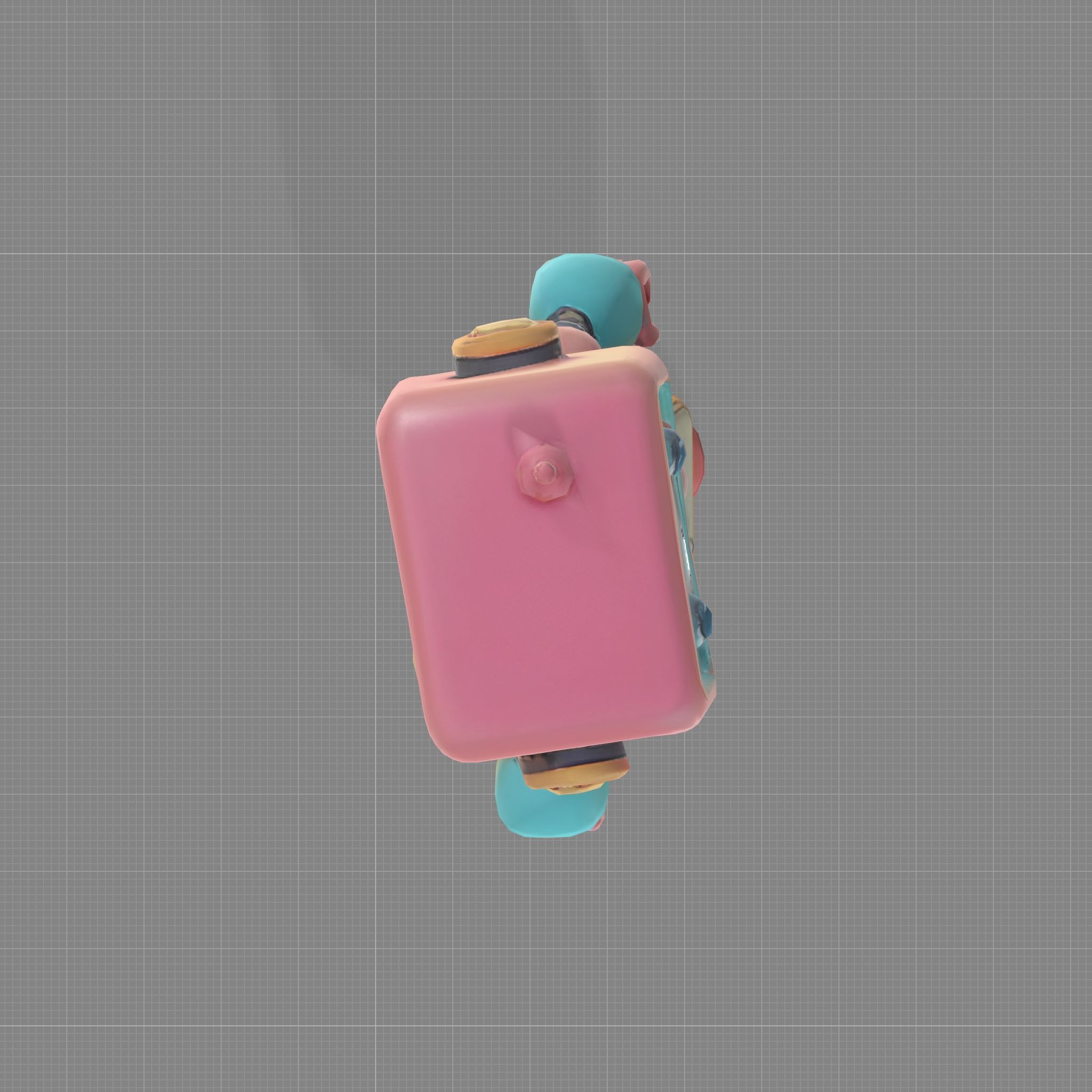 Cute Cartoon Robot 3D Model 3D print model_6