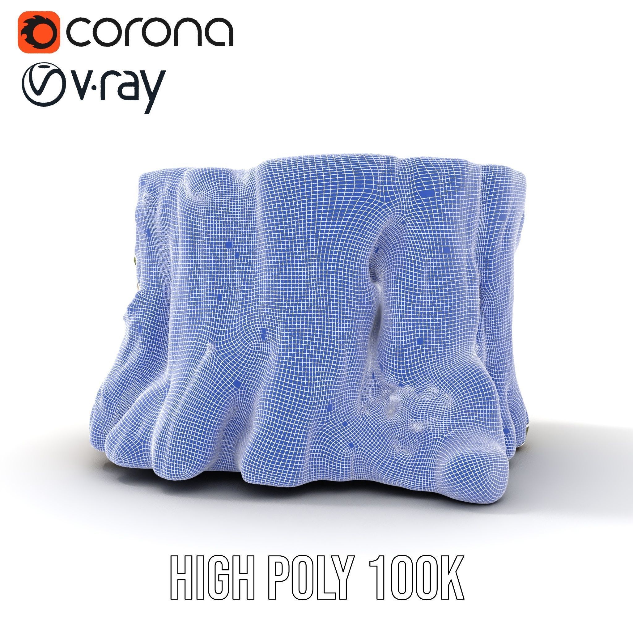 Tree Stump with Moss Model Pack Low-poly 3D model_33