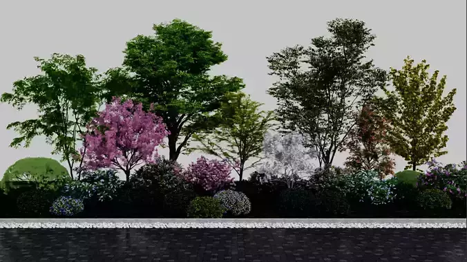 green plant 3D model