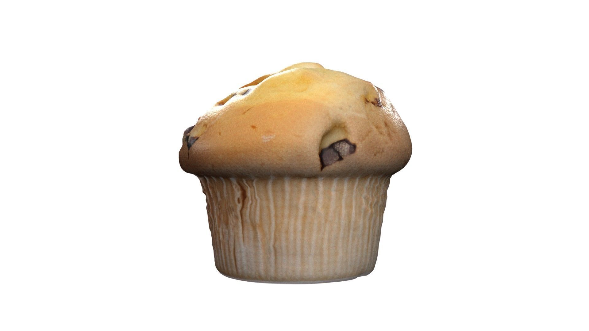 Muffin 2  Low-poly 3D model_7