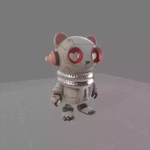 Cybernetic Bear 3D Model