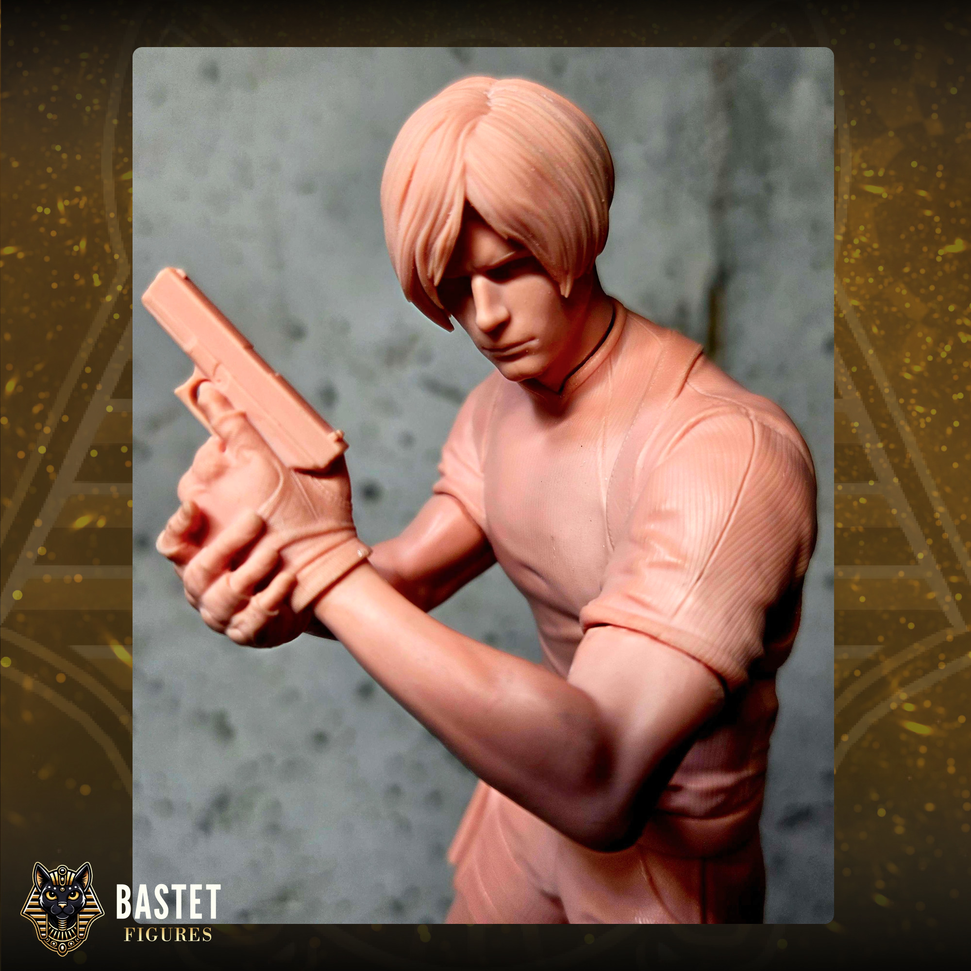 Leon S Kennedy I Resident Evil 3D print model_2