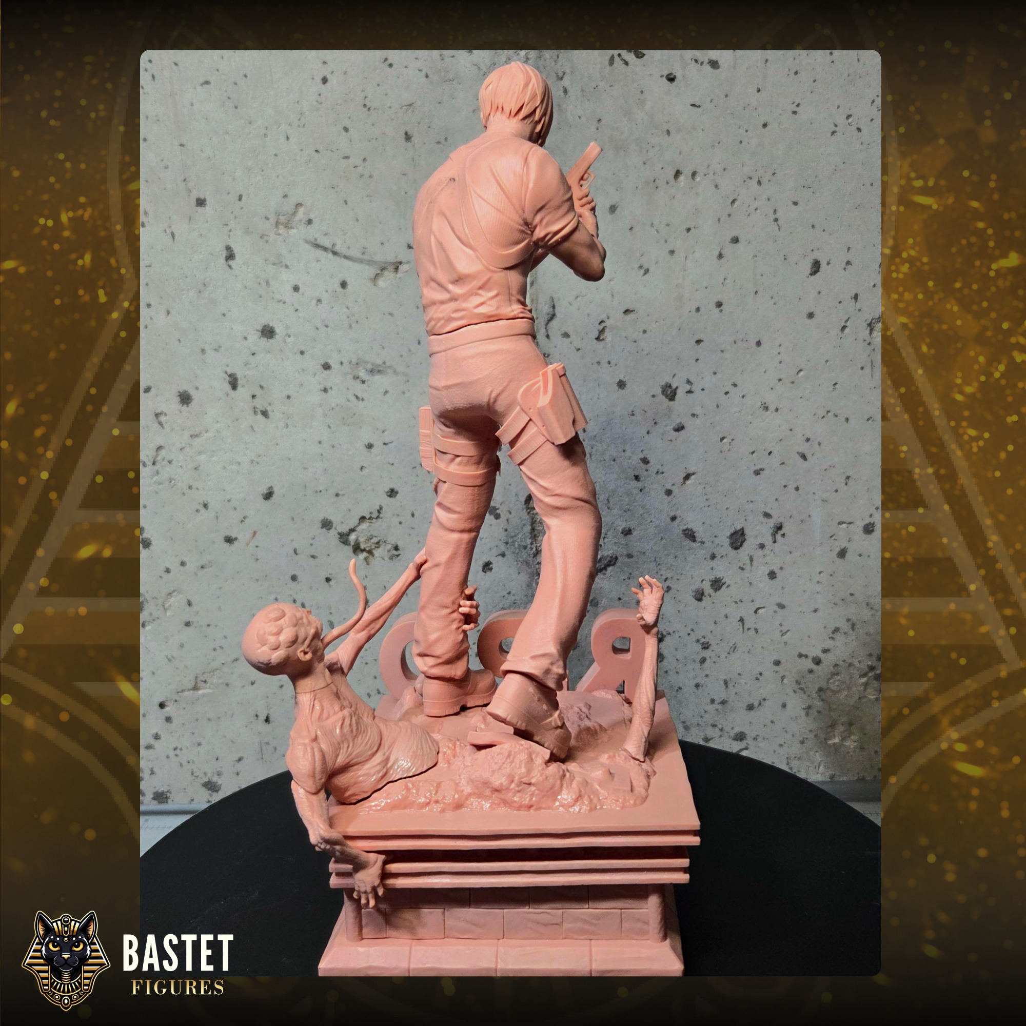 Leon S Kennedy I Resident Evil 3D print model_9