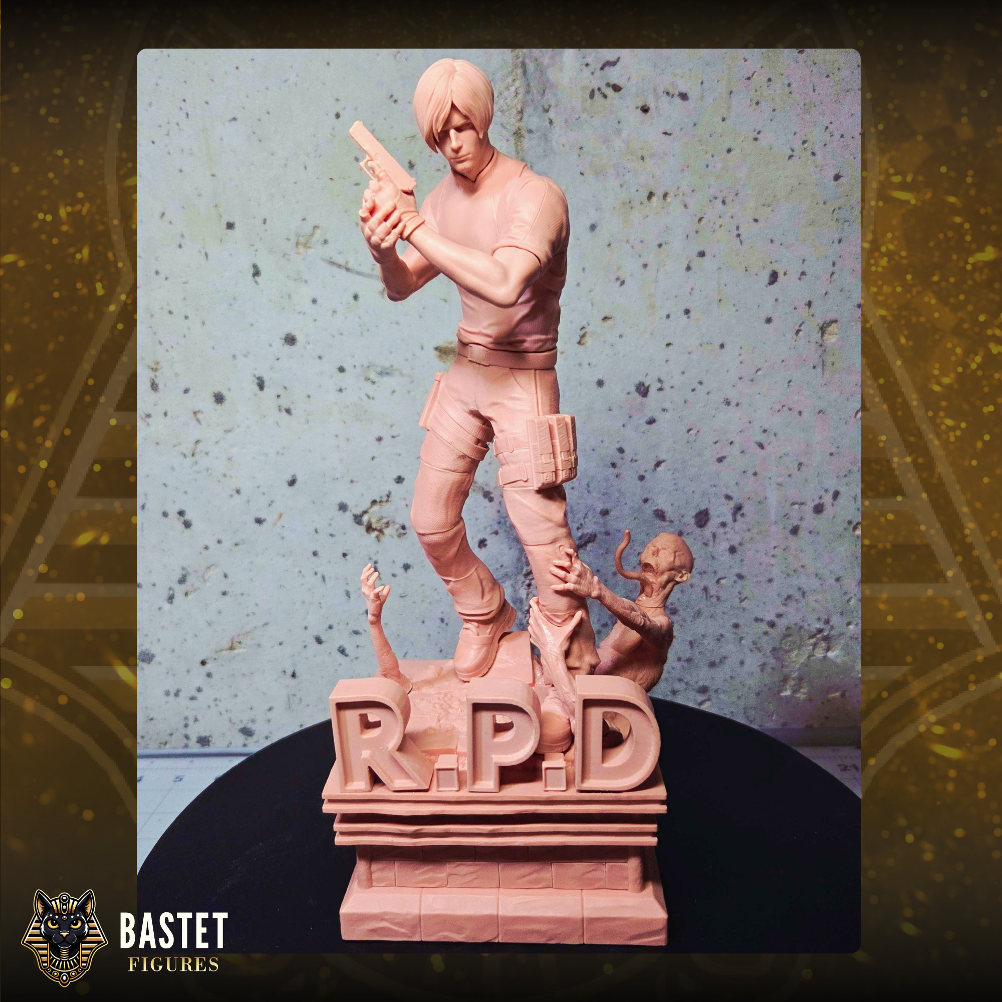 Leon S Kennedy I Resident Evil 3D print model_4