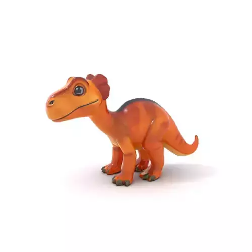 Cartoon Dinosaur Model Pack  Stylized Toy Design Low-poly 3D model