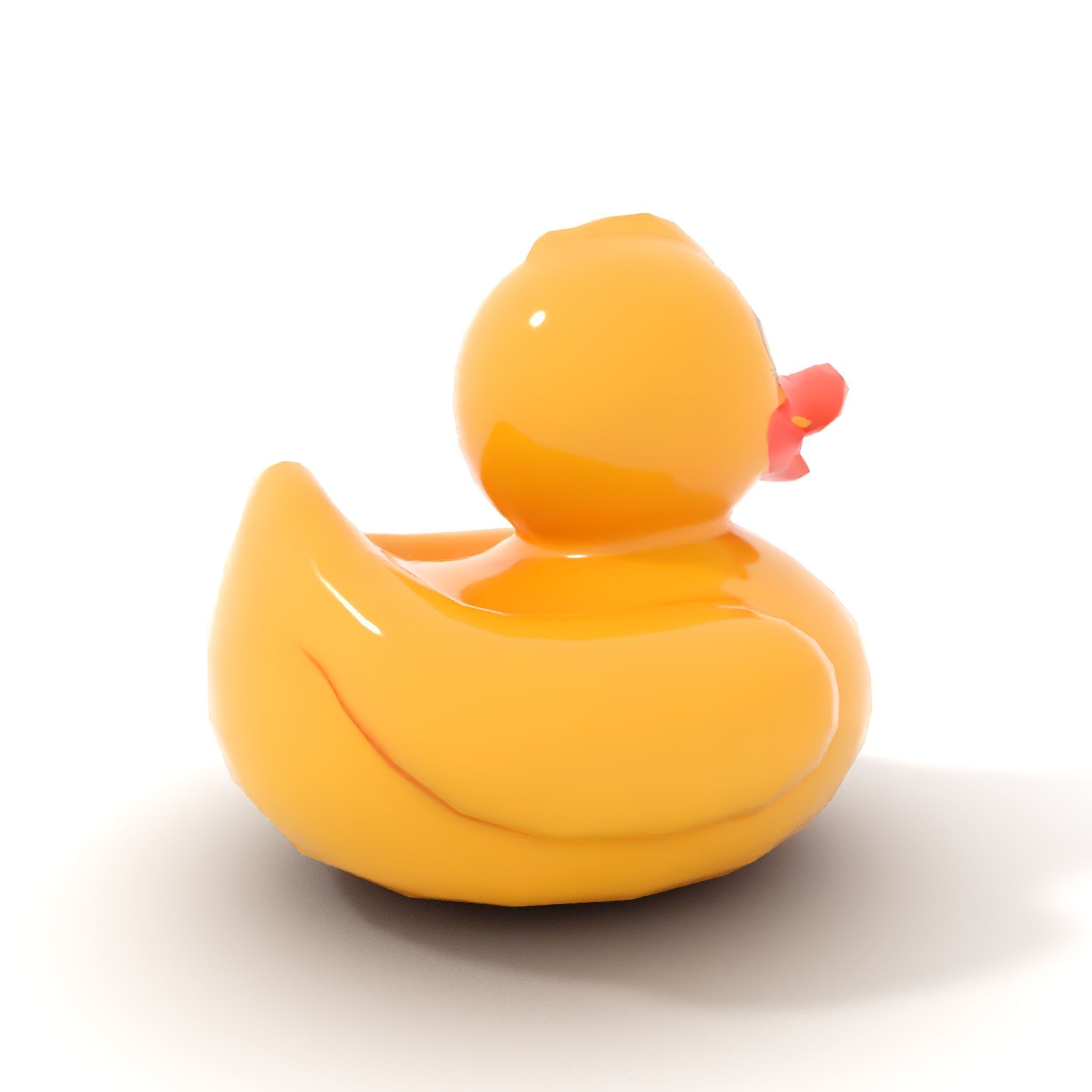 Yellow Rubber Duck D model pack Low-poly 3D model_24