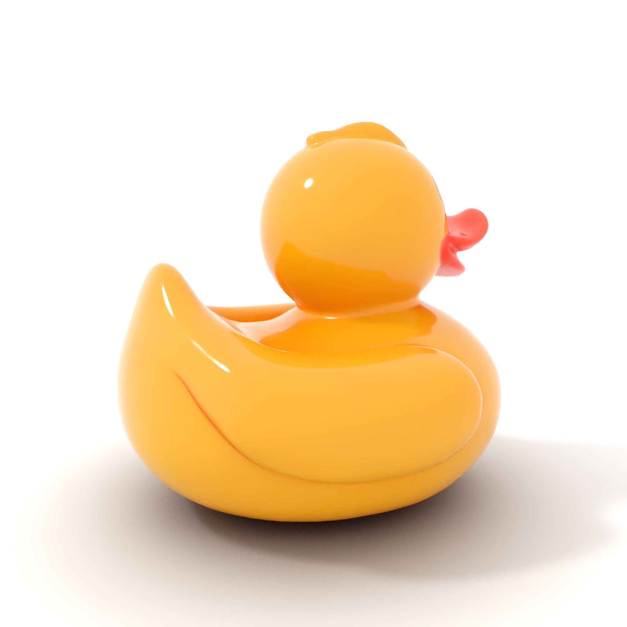 Yellow Rubber Duck D model pack Low-poly 3D model_6