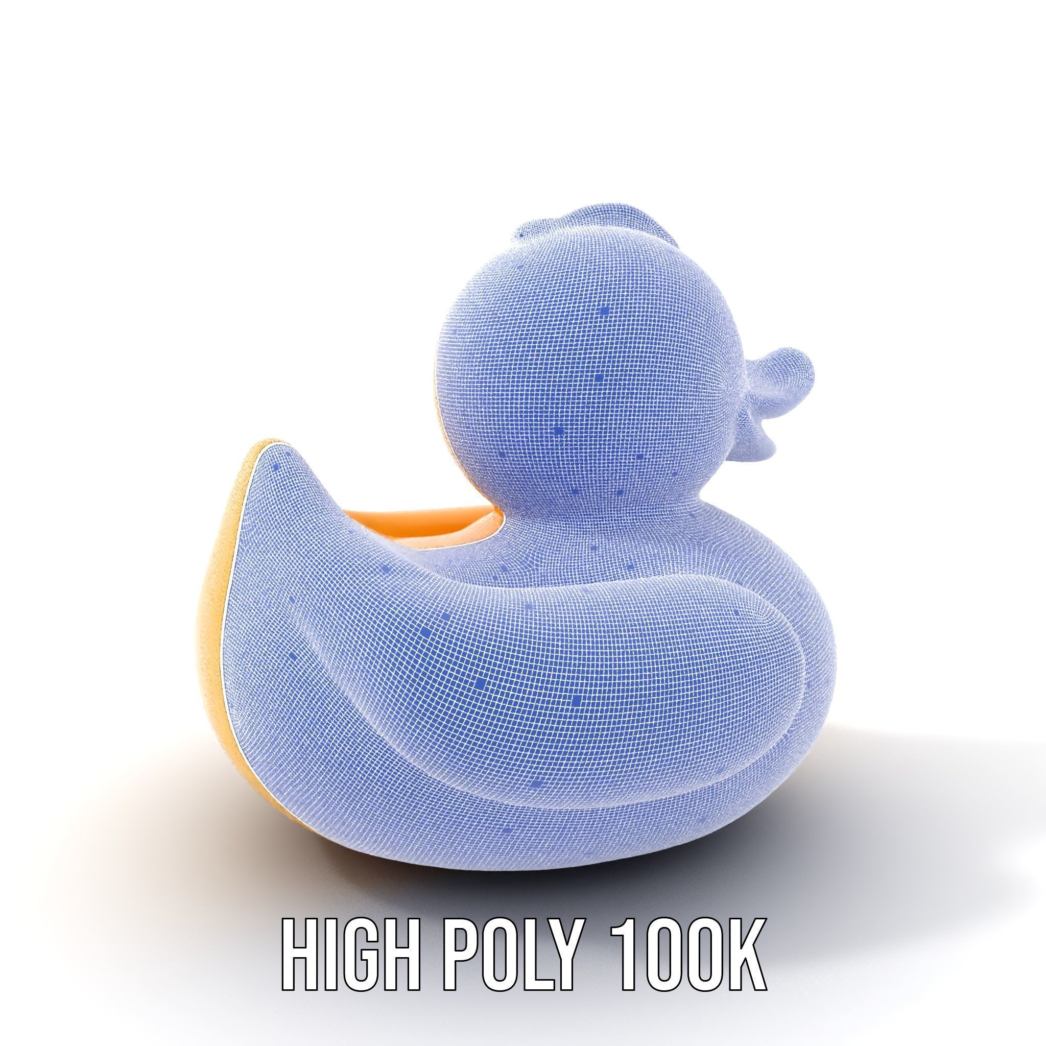 Yellow Rubber Duck D model pack Low-poly 3D model_4