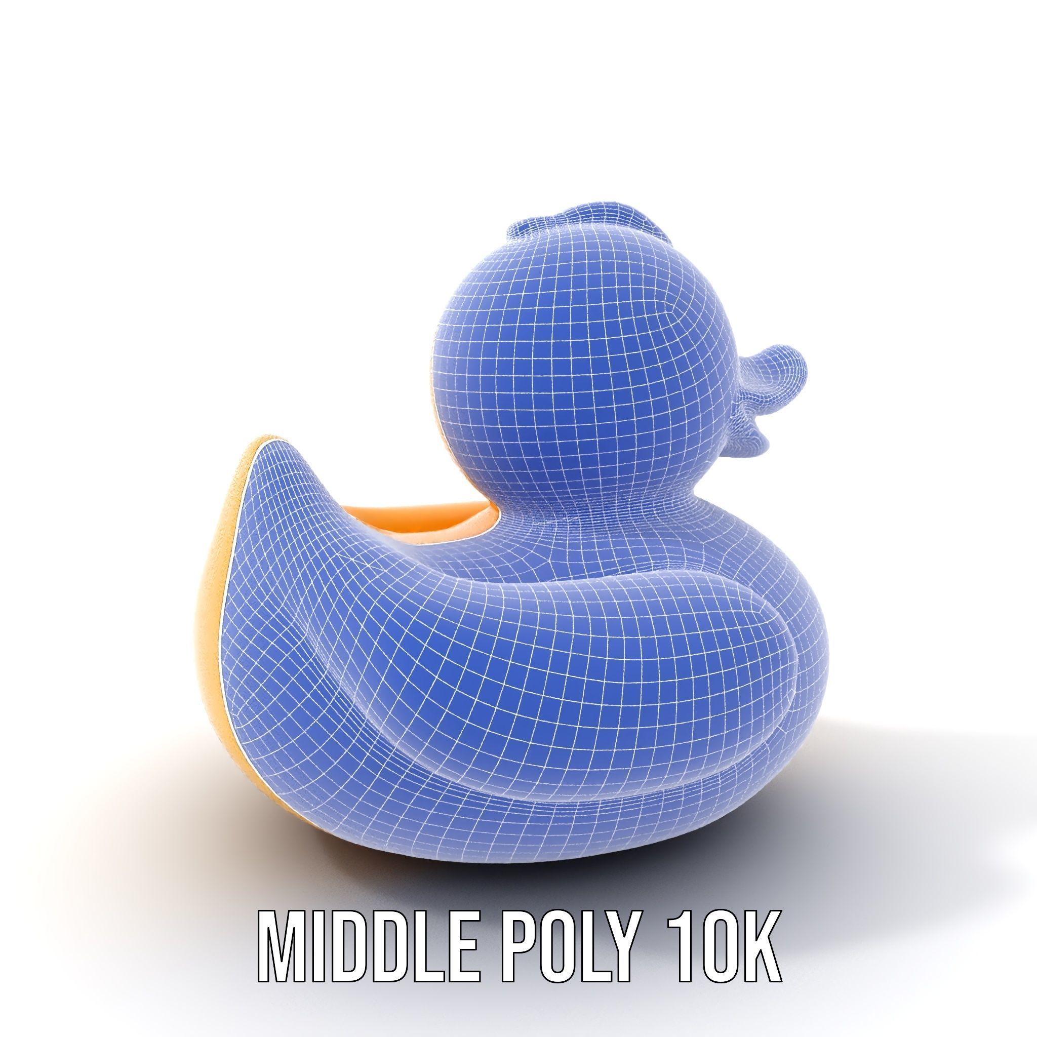 Yellow Rubber Duck D model pack Low-poly 3D model_11