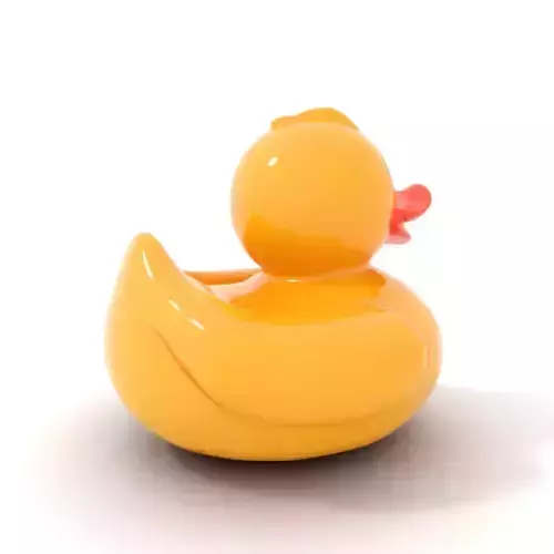 Yellow Rubber Duck D model pack Low-poly 3D model