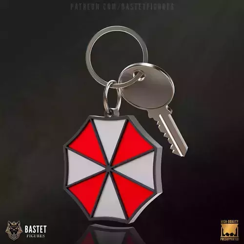 Umbrella Keychain I Resident Evil