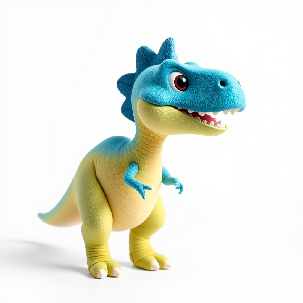 Cute Cartoon Dinosaur D Model Pack Low-poly 3D model_2